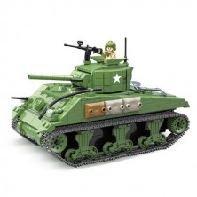 Конструктор BRICK BATTLE GN-8360 Американский средний танк Sherman M4A1