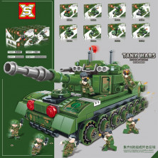 Конструктор SX 7035 Боевые танки (8 в 1)