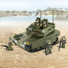 Конструктор Sluban M38-B0305 Сухопутные войска: Танк К-1