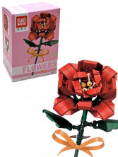 Конструктор GAO MISI T1042-7 Цветок - Красная роза