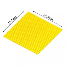 Строительная пластина 25,5х25,5 см жёлтая