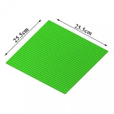 Строительная пластина 25,5х25,5 см зелёная