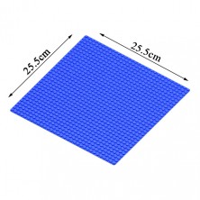 Строительная пластина 25,5х25,5 см синяя