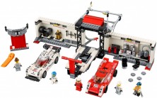 Конструктор LEGO 75876 Пит-лейн Porsche 919 Hybrid и Porsche 917K