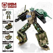 Конструктор SY 1636 Военный робот-трансформер (8 в 1)