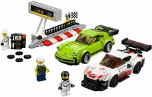 Конструктор LEGO 75888 Porsche 911 RSR и 911 Turbo 3.0