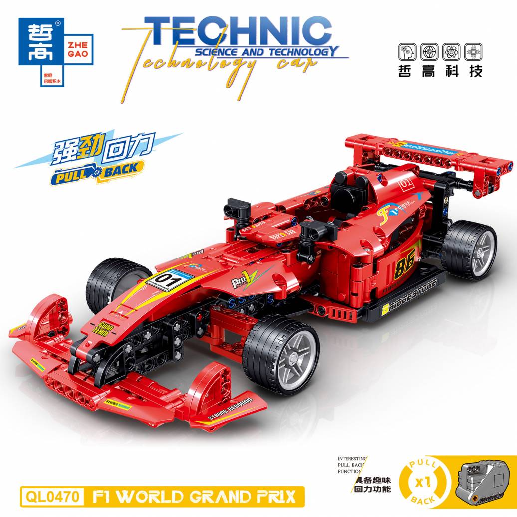 ZHE GAO QL0470 — купить конструктор ZHE GAO QL0470 Спортивный автомобиль  Formula F1 (458 деталей) за 1 150 руб. в Москве