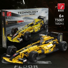 Конструктор TGL T5007 Болид Formula One (желтый)