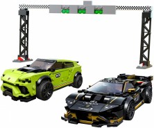 Конструктор LEGO 76899 Lamborghini Urus ST-X & Lamborghini Huracan Super Trofeo EVO